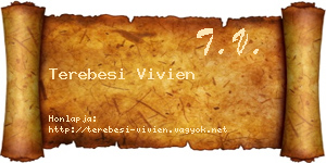 Terebesi Vivien névjegykártya